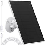 Solar Panel for eufy Camera,6W Solar Panel for Eufy E,2C/2C Spotlight,IP65 USB-C