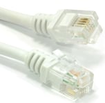 10M, 2+ HIGH SPEED ETHERNET, ADSL BROADBAND MODEM ROUTER LEAD,RJ11 TO RJ11 CABLE