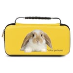 Etui pochette Switch lite jaune lapin personnalisee