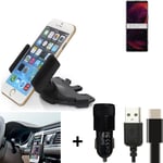 For Sony Xperia 5 III + CHARGER Mount holder for Car radio cd bracket