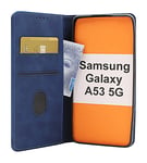 Fancy Standcase Wallet Samsung Galaxy A53 5G (SM-A536B) (Blå)