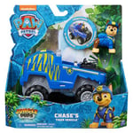 Véhicule avec figurine Chase Paw Patrol La Pat’Patrouille Jungle Pups