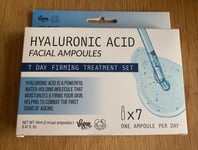 New & Sealed SKIN TREATS 7 Day Facial Treatment Ampoules VEGAN -Hyaluronic Acid