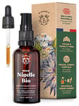 Bionoble Huile de Nigelle Bio Pure 50ml + Pipette et Pompe - Bouteille en Verre - 100% Naturelle, Pressée à Froid - Huile Nigelle Bio Visage Corps Cheveux - Huile de Cumin Noir Bio, Black Seed Oil