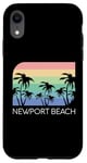 Coque pour iPhone XR Newport Beach California Surf Vintage Cali SoCal Orange Co