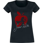 Snow White and the Seven Dwarfs Snow White Silhouette T-Shirt black