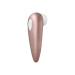 Satisfyer One Stimulator Rose Gold White Clitoral Suction Waterproof Vibrator