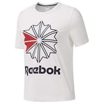 Reebok AC GR Tee T-Shirt pour Femme XS Blanc/Prired