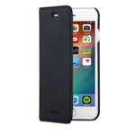 CASEZA Etui iPhone SE 2020 & iPhone 8 / iPhone 7 Noir Oslo Coque Cuir Végétalien Housse Folio à Rabat Portefeuille Livre en Simili Cuir Apple iPhone SE 2020 & 8 & 7 - avec Fermeture Magnétique