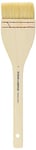 Winsor & Newton Hake Wide Flat Wood Handle Brush-3", White