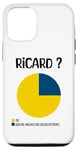 Coque pour iPhone 12/12 Pro Humour Homme Ricard Cadeau Apero Pastis Humour Alcool