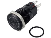 Tru Components Tc-12647464 Pressostat 250 V/Ac 3 A 1 X Off/(On) Ip65 Rød Klikkende Aluminium, Eloxeret 1 Stk