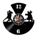 TANCEQI Horloge Vinyle Mouvement de Basketball - Disques Vinyls Art Mural décor à la Main - Cadeau Vintage pour Hommes et Femmes Amoureux de Éducation Physique