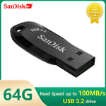 SanDisk USB 3.2 Flash Drive 64GB Memory Stick Mini Pen Drive for Laptop PC