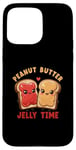 Coque pour iPhone 15 Pro Max Couples assortis au beurre de cacahuète Jelly Time