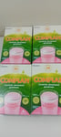 4 X Complan Strawberry Flavour Nutritional Drink 4 x 57g Sachets (16 Total 12/24