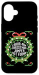 iPhone 16 ERROR 404 CHRISTMAS JUMPER NOT FOUND Funny Ugly Sweater Meme Case