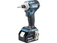 Makita Dtw701 - Mutterdragare - Sladdlös - 1/2-Tums Kvadrat-Drive - 700 N·M - 2 Batterier - 18 V