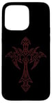 iPhone 15 Pro Max Y2k Mall Goth Grunge Aesthetic Gothic Cross Case