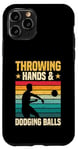 Coque pour iPhone 11 Pro Dodgeball Design Retro Funny Dodge Ball Homme