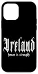 Coque pour iPhone 12 mini "L'honneur fait la force" Irlande, Irlande