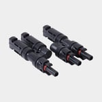 Victron MC4-kontakt Solar Connector Pair MC4 (1 x dubbelhona till enkelhane + 1 dubbelhane enkelhona)