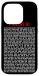 iPhone 14 Pro Psalms 91 Full KJV Bible Verse Protection & Safety Blessing Case