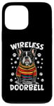 Coque pour iPhone 13 Pro Max Sonnette de porte sans fil de race de chien bouledogue français frechie