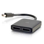 C2G Mini DisplayPort 1.2 to Dual DisplayPort MST Hub - video/lyd-splitter - 2 porter