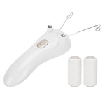 (Gold)USB Charging Electric Cotton Thread Epilator Facial Body Hair Removal XAT