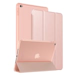 SmartDevil Case for iPad Air 2 2014, Slim 9.7" PU Leather Case for iPad Air 2nd Generation with Stand and Auto Wake/Sleep, Lightweight Shockproof Smart Cover for iPad Air 2 (A1566 A1567) Rose Gold