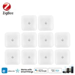 EWeLink Zigbee-Capteur de fuite d'eau,maison intelligente,alarme d'intrusion d'eau en temps réel,dispositif de protection de sécurité,capteur de fuite d'inondation - Type 10pcs