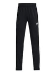 UNDER ARMOUR Boys Challenger Training Pants - Black/White, Black/White, Size M=9-10 Years