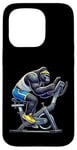 iPhone 15 Pro Gorilla on Exercise Bike Gym Fitness Workout Training Case