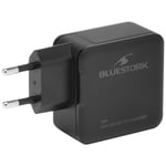 Bluestork Chargeur USB-C/A 65W GaN (Noir)