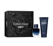 Calvin Klein Defy Eau de Parfum 50ml + Hair & Body Wash 100ml Gift Set for Him