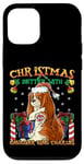 iPhone 12/12 Pro Christmas Is Better With A King Charles Spaniel Santa Claus Case