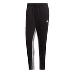 adidas M MH 3S T P Pantalon de Sport Homme, Black/White, FR : XS (Taille Fabricant : XS)