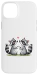 iPhone 14 Plus Valentines Day Racoons Love Animal Cute Mens Womens Kids Case