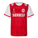 Serbia and Montenegro, Official Fifa 2022 Classic Short Sleeve T-Shirt, Boy's 13-15 Years