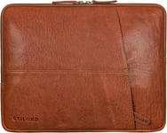 Merkur' Pochette Ordinateur 14 Pouces Cuir Housse Ordinateur 13,3 Pouces Vintage Etui PC Femme Sacoche Ordinateur Homme Pochette de Protection Ordi Portable