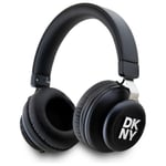 DKNY On-Ear Hörlurar Trådlösa Bluetooth Metal Logo - Svart