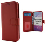 Standcase Wallet Samsung Galaxy S10 (G973F) (Röd)