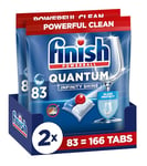 Finish Quantum Infinity Shine Dishwasher Tablets Bulk | Scent : Fresh | Size: 166 Dishwasher Tabs ( 83 tabs x 2) | For Sparkling Clean