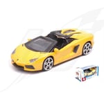 [FR] Burago LAMBORGHINI AVENTADOR LP700-4 2013 ROADSTER YELLOW 1:43 - BU30249Y