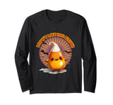 I Don't Like You Either Funny Candy Corn Halloween Long Sleeve T-Shirt