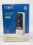 Tapo 2K 5MP Battery Video Doorbell Wireless Security Camera Doorbell,Color Night