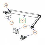 Arm vänster Omnistor 6300 L300/500cm