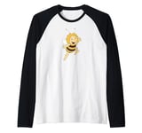 Maya the Bee Retro Motif Cartoon TV Series Raglan Baseball Tee