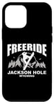 Coque pour iPhone 12 mini Snowboard Freeride Jackson Hole Wyoming